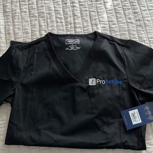 Cherokee Black ProScribe Scrub Top